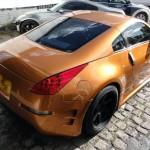 Nissan 350z orange london body shop