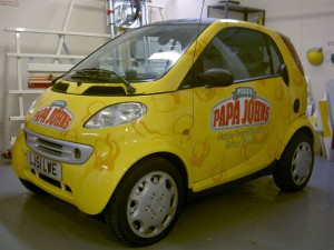 full wrap for car advertising