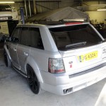 rear bumper range rover installation at rt performance in london